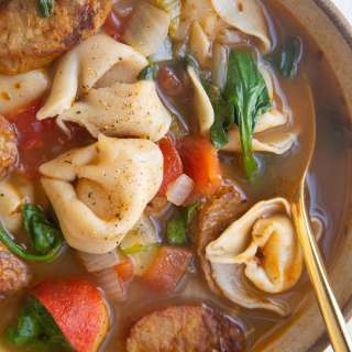 Tortellini Soup with Sausage