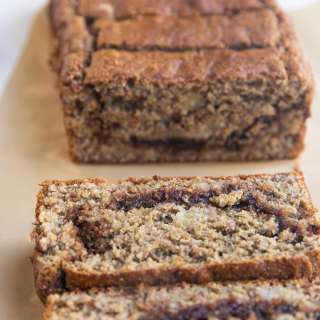 Healthy Cinnamon Swirl Banana Bread