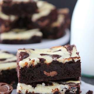 Cheesecake Truffle Brownies