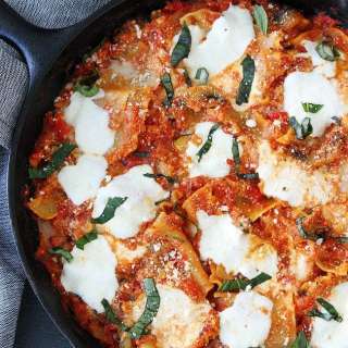 Easy Skillet Vegetable Lasagna