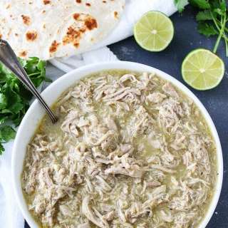 4-Ingredient Instant Pot Chicken Chile Verde