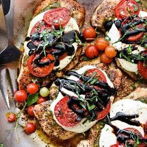 THE BEST Caprese Chicken Recipe