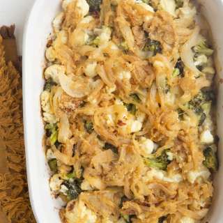 Dairy-Free Broccoli Cauliflower Casserole