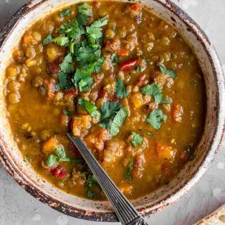 Vegan Coconut Curry Lentil Soup