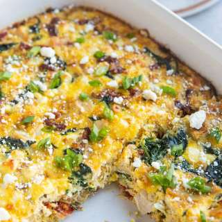 Leftover Thanksgiving Turkey Breakfast Casserole