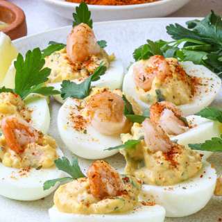 Shrimp Deviled Eggs