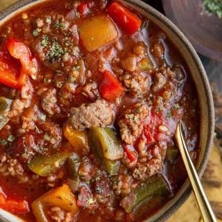 Crock Pot Stuffed Pepper Soup