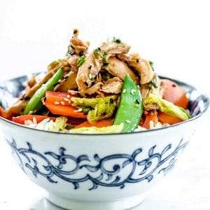 Slow Cooker Teriyaki Chicken Rice Bowls