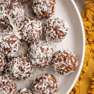 Peanut Butter Chocolate Snowballs