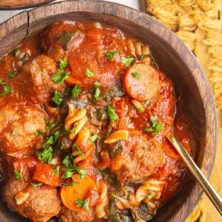 Crock Pot Italian Meatball Soup