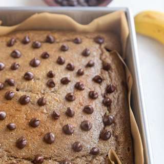 Blended Banana Baked Oatmeal