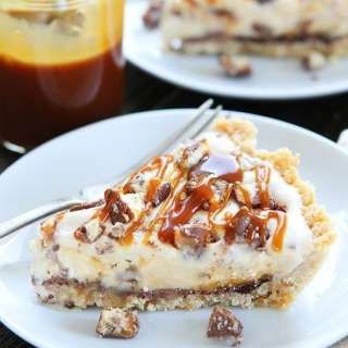 Twix Ice Cream Pie