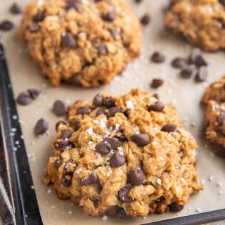 Peanut Butter Oatmeal Chocolate Chip Cookies