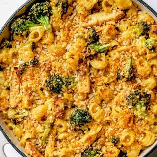 Mac and Cheese with Chicken and Broccoli