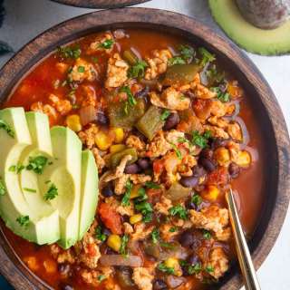 Ground Turkey Taco Soup