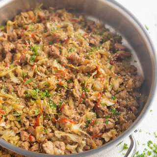 Ground Turkey Cabbage Skillet