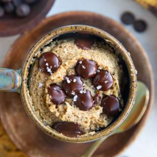 Healthy Oatmeal Banana Mug Cake