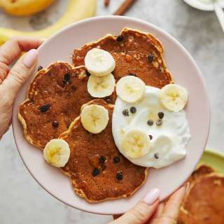 Banana-Chocolate Chip Pancakes
