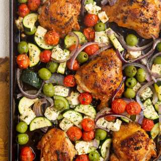 Mediterranean Sheet Pan Chicken