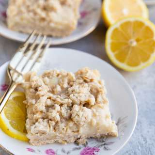Lemon Oatmeal Crumb Bars