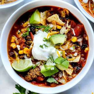 Taco Soup Recipe (Stove Top, Instant Pot or Crock Pot)