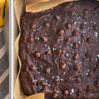 5-Ingredient Peanut Butter Banana Brownies