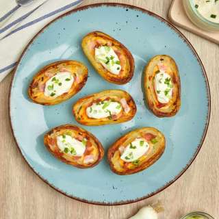 Air-Fryer Potato Skins