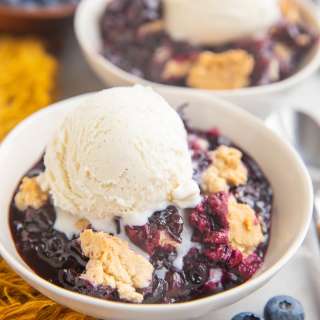 Gluten-Free Blueberry Crumble