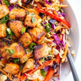 Crispy Salmon Salad