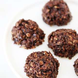Healthy No-Bake Cookies {Vegan & Gluten-Free}