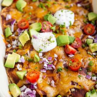 Ground Beef Enchilada Casserole