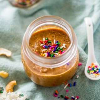 Vegan Cake Batter Cashew Butter With Macadamia Nuts