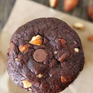 Vegan Chocolate Almond Cookies