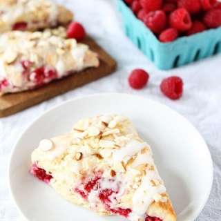Raspberry Almond Scones