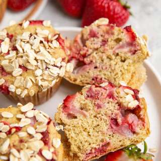 Strawberry Oatmeal Muffins