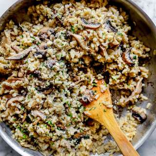 The BEST Mushroom Risotto