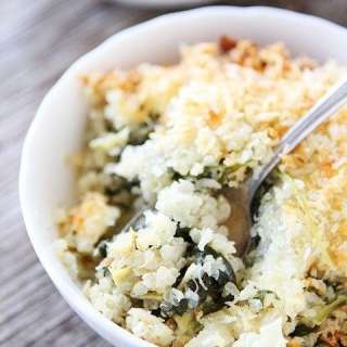 Spinach and Artichoke Quinoa Bake