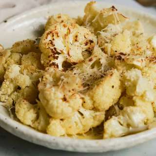 Easy Parmesan Roasted Cauliflower