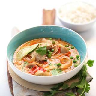 Slow Cooker Chicken Thai Soup