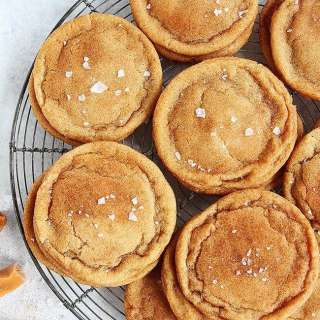 Brown Butter Salted Caramel Cookies