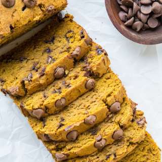 Gluten-Free Chocolate Chip Pumpkin Bread