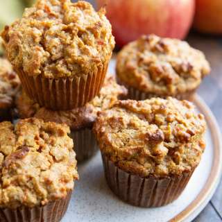 Spiced Apple Carrot Muffins