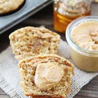 Peanut Butter, Banana, and Honey Muffins