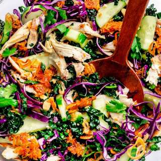 Crispy Rice Chicken Salad