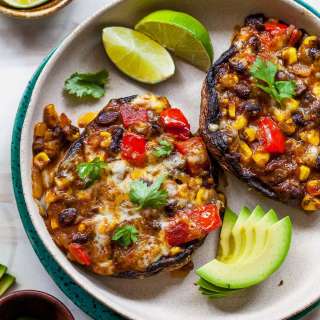 Enchilada Stuffed Mushrooms