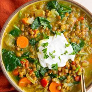 Crock Pot Curry Lentil Soup