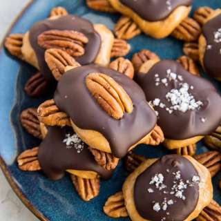 Peanut Butter Pecan Turtle Candy