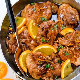 Asian Glazed Orange Chicken