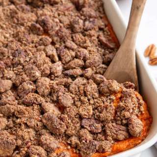 Sweet Potato Casserole with Streusel Topping