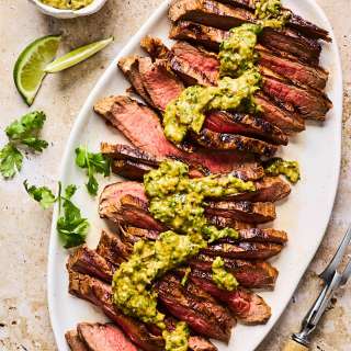Flank Steak with Chimichurri Sauce